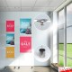 Ceiling Grid Clip Hanger Set - Hang Signs From Suspended Ceilings!