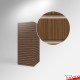 Expo Slatwall Display Tower - Four-Sided, 1m Column