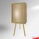 Jersey Display Wooden Easel - Lockable Case Stand