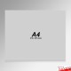 Suspended Ceiling Poster Holder Set (A4 to A1 Sleeve, Grid Clips & "Clear" Cord)