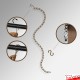 Picture Chains In Front Of Curtains - Frame Hanging Chain Kits, No Tools Needed!