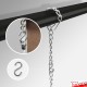 Picture Chains In Front Of Curtains - Frame Hanging Chain Kits, No Tools Needed!