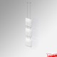 Ceiling Grid Clip Brochure Holder Set - Hang Leaflet Dispensers from Suspended Ceilings!