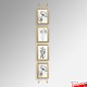 Gold Snap Frame & Wall Cables Kit A4