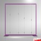 Freestanding Picture Hanging Partition - Solution for Listed Buildings, Glass Walls & Window Displays!