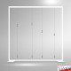 Freestanding Picture Hanging Partition - Solution for Listed Buildings, Glass Walls & Window Displays!