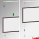 J-Rail High Ceiling Picture Hanging Kit - Complete: Rail & Fittings for Tall Walls!