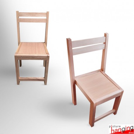 Kids Wooden Play Chair - Stackable Children's Seating for Playroom & Nursery (Ages 2 to 6 Years)