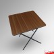 Coloured Foldable Exam Desk - Folding Square Table (Colours: Red, Blue, Green, Dark Oak)