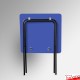 Coloured Foldable Exam Desk - Folding Square Table (Colours: Red, Blue, Green, Dark Oak)