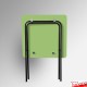 Coloured Foldable Exam Desk - Folding Square Table (Colours: Red, Blue, Green, Dark Oak)