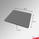 Square Tabletop Replacement 60x60cm - Renew Your Foldable Exam Desk (Colours: Red, Blue, Green, Dark Oak & Beechwood)
