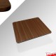 Square Tabletop Replacement 60x60cm - Renew Your Foldable Exam Desk (Colours: Red, Blue, Green, Dark Oak & Beechwood)