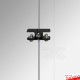 Shelf Cable Support Double - 6mm / 8mm / 10mm, Various Colours