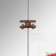 Shelf Cable Support Double - 6mm / 8mm / 10mm, Various Colours