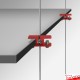 Shelf Cable Support Double - 6mm / 8mm / 10mm, Various Colours