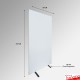 Exhibition Panel - Freestanding Art Screen for Gallery Expos & Media Studios
