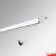 Certificate Frame Display Kit - Diploma Frame, Picture Rail & Lighting (Complete Hanging System)