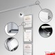 Certificate Frame Display Kit - Diploma Frame, Picture Rail & Lighting (Complete Hanging System)