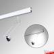 Certificate Frame Display Kit - Diploma Frame, Picture Rail & Lighting (Complete Hanging System)