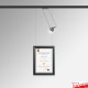 Certificate Frame Display Kit - Diploma Frame, Picture Rail & Lighting (Complete Hanging System)