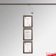 Certificate Frame Display Kit - Diploma Frame, Picture Rail & Lighting (Complete Hanging System)