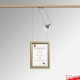 Certificate Frame Display Kit - Diploma Frame, Picture Rail & Lighting (Complete Hanging System)