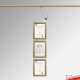 Certificate Frame Display Kit - Diploma Frame, Picture Rail & Lighting (Complete Hanging System)