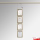 Certificate Frame Display Kit - Diploma Frame, Picture Rail & Lighting (Complete Hanging System)