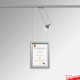 Certificate Frame Display Kit - Diploma Frame, Picture Rail & Lighting (Complete Hanging System)