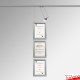Certificate Frame Display Kit - Diploma Frame, Picture Rail & Lighting (Complete Hanging System)