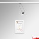 Certificate Frame Display Kit - Diploma Frame, Picture Rail & Lighting (Complete Hanging System)