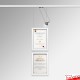Certificate Frame Display Kit - Diploma Frame, Picture Rail & Lighting (Complete Hanging System)