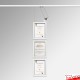 Certificate Frame Display Kit - Diploma Frame, Picture Rail & Lighting (Complete Hanging System)