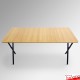 Long Folding Kids Table - Children's Play School Furniture (Easy Storage)