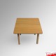 Kids Coloured Wood Table - Children's Desk for Learning & Playtime (Red, White, Blue, Walnut, Beechwood)