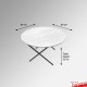 Round Folding Kids Table & Party Chairs Set - Children's Activity Furniture