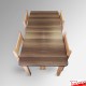 Kids Activity Table & Wood Chairs Set - Children's School Furniture (Red, Lime, Dark Oak, Beechwood)