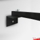 Wall-to-Wall Rug Hanging System - Create Room Divider/Middle-Of-Room Carpet Displays (Rail & Sliding Rug Clamps)
