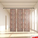 Wall-to-Wall Rug Hanging System - Create Room Divider/Middle-Of-Room Carpet Displays (Rail & Sliding Rug Clamps)