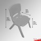 Folding Kids Table & Party Chairs Set - Children's Activity Furniture