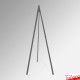Display Easel & Pinboard Stand - Metal 160cm Greco, Framed Notice Board (60x90cm)