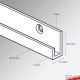 Flat Panel Display Rail Set, Top & Bottom Tracking - Mount Graphics Flush Against The Wall!