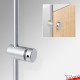 Panel Hole Rod Support - Single-Sided (for Signage & Boards with Holes)