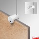 Gold Top/Bottom Panel Support (10mm) - Exhibit Boards & Tiles On Gold Cable Displays