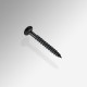 U Rail Screw (Round head), Black