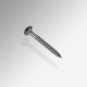 U Rail Screw (Round head), Silver