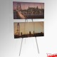 Greco 'Double' Metal Easel 160cm - Heavy-Duty Art Stand for 2 Pictures