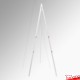 Greco 'Double' Metal Easel 160cm - Heavy-Duty Art Stand for 2 Pictures