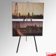 Greco 'Double' Metal Easel 160cm - Heavy-Duty Art Stand for 2 Pictures